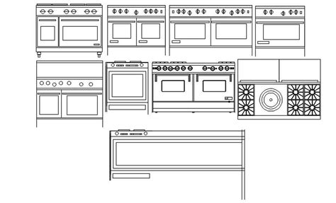 Microwave Oven 2d Block In Autocad Drawing Dwg File Cad File Cadbull