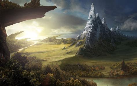 1 Landscaping: Epic Fantasy Landscape Concept by ZuluSplitter on DeviantArt