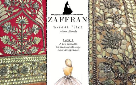 working files on zaffran bridal ensemble lehenga with the vibrant gota patti and zardoz contact