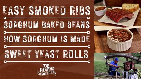 Yeast Rolls Smoked Ribs Baked Beans Made The Creator Baking Sweet Quick Food