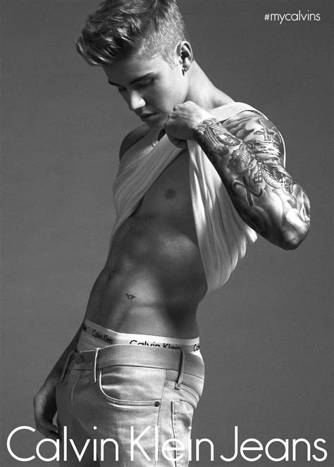 Photo Justin Bieber Nouvelle égérie Pour La Publicité Calvin Klein Le