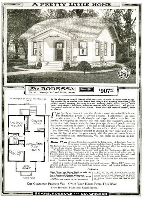 Sears Kit Home From The 20s Check Out The Price Bungalow Floor