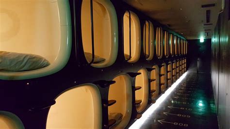 What It S Like To Stay At A Japanese Capsule Hotel Capsule Hotel Pod Hotels Hotel