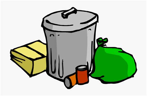 Rubbish Bins Waste Paper Baskets Garbage Trash Clip Garbage Clipart