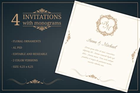 Wedding Invitation Card Template 10 Psd Ai And Vector