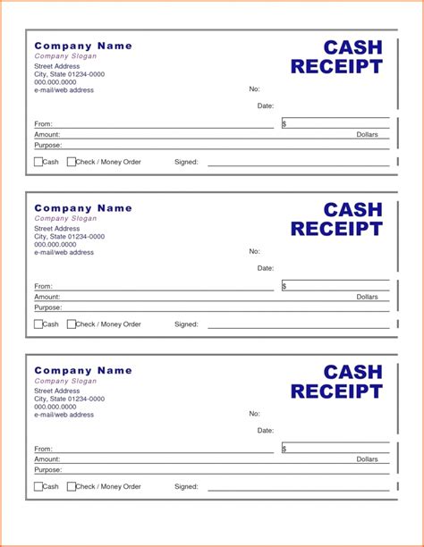 16 Free Receipt Templates Download For Microsoft Word Excel And 16