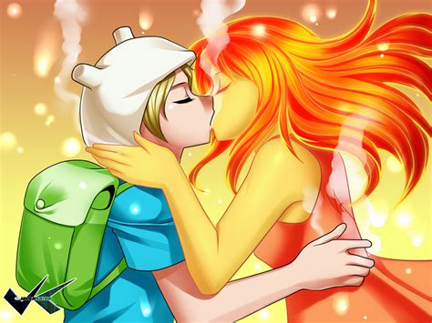 Finn And Flame Princess Adventure Time Couples Fan Art 34654217 Fanpop