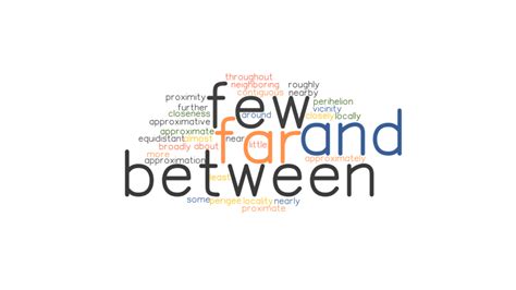FAR AND FEW BETWEEN Synonyms And Related Words What Is Another Word