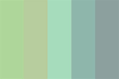 Green Aesthetic Color Palette