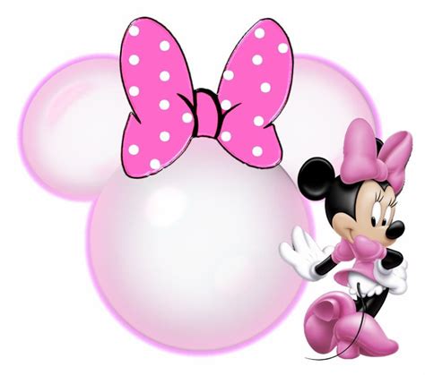 Siluetas De La Cabeza De Minnie 2 Mickey Mouse Png Mickey Mouse