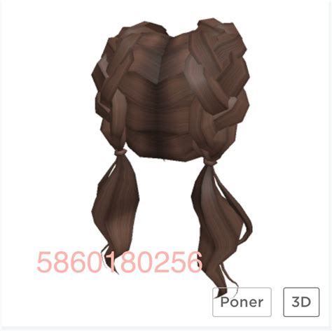 Brown Braided Hair In 2020 Roblox Codes Roblox Roblox Pictures