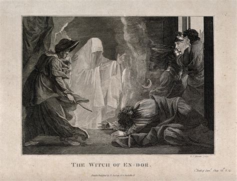 The Witch Of Endor Conjures Up The Ghost Of Samuel At The Request Of