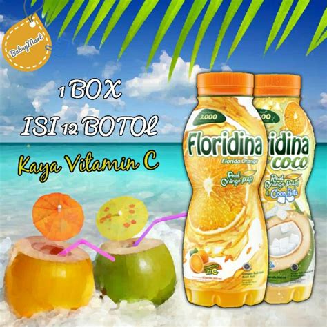 Jual Floridina Minuman Rasa Jeruk 350ml Shopee Indonesia