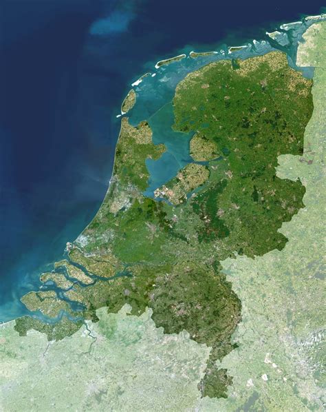 The Netherlands Image By Planet Observer Holland Map Satellite