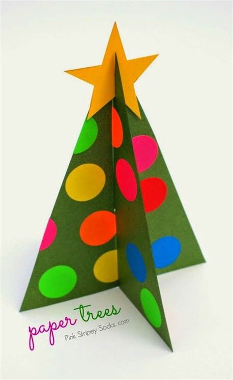 Paper Christmas Trees Template Included Paper Christmas Tree