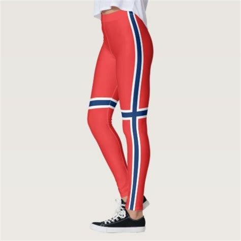 Flag Of Norway Leggings Shirts For Leggings Tops For Leggings Women Leggings