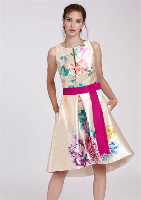 Floral Print Cocktail Dress