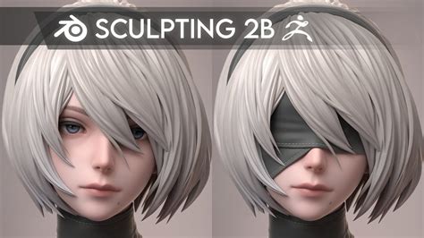 2b Head And Hair Sculpting Process Timelapse Youtube