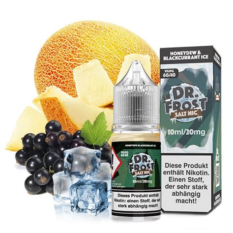 Dr Frost Honeydew Blackcurrant Nikotinsalz Liquid Vape Station
