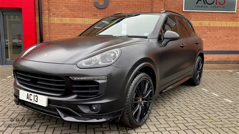 Porsche Cayenne Wrapped For A Championship Footballer Youtube