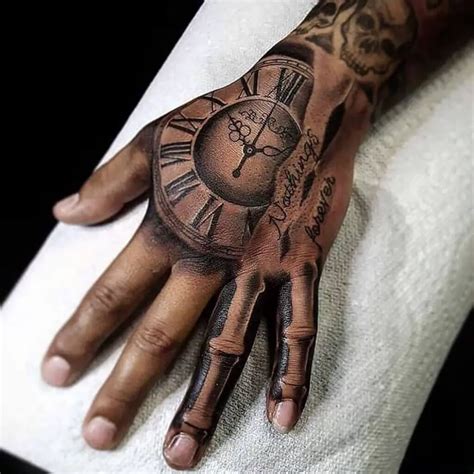 a hand tattoos for men business to mark