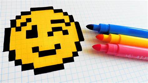 Pixel Art Emoji Facile