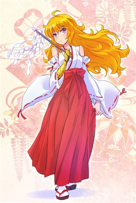 Shrine Maiden Yang Rwby Anime Rwby Characters Rwby Comic