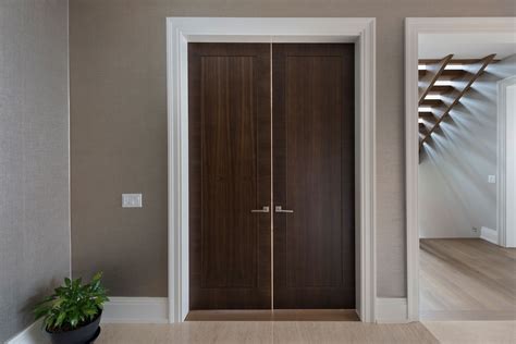 Modern Interior Modern Interior Door Custom Single Wood Veneer