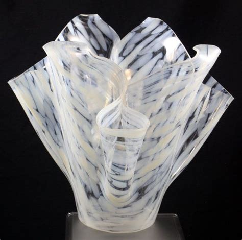 Fused Glass Vase Monterrey Made To Order Etsy Fused Glass Art Fused Glass Glass Vase