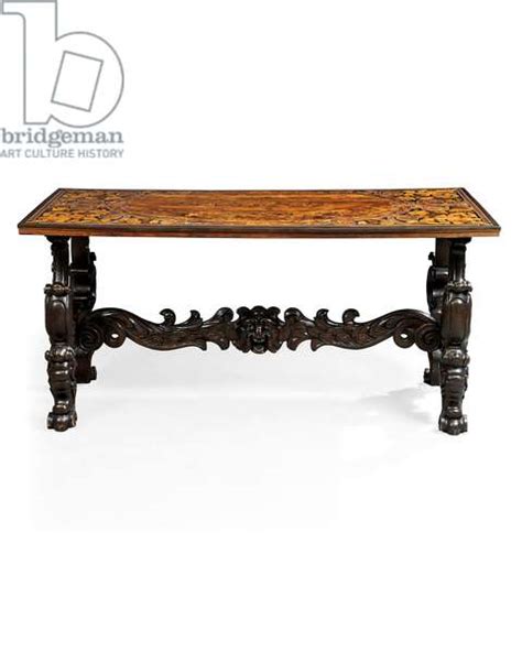 Console Table Venice Late 17th Century Ivory Stained Horn And