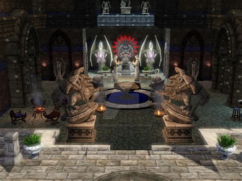 Sims Medieval Atlantis Throne Room By Darkenedsoul333 On Deviantart
