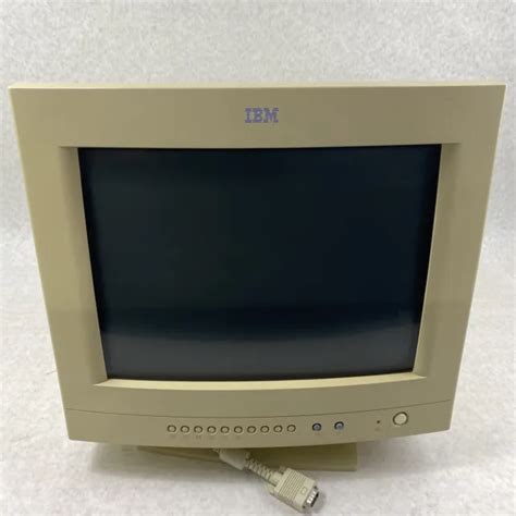 Ibm N Vintage Crt Computer Monitor Tested Picclick
