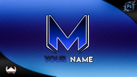 Template Logo M Gaming Youtube