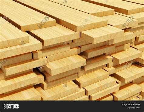 Stacked Wooden Planks Image And Photo Free Trial Bigstock