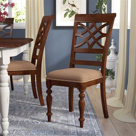 Queen anne walnut dining chairs. Three Posts Insley Queen Anne Back Side Chair in Cherry ...