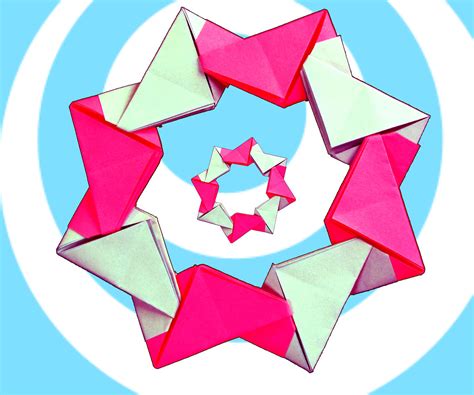 Easy Modular Origami Wreath 8 Units Instructables