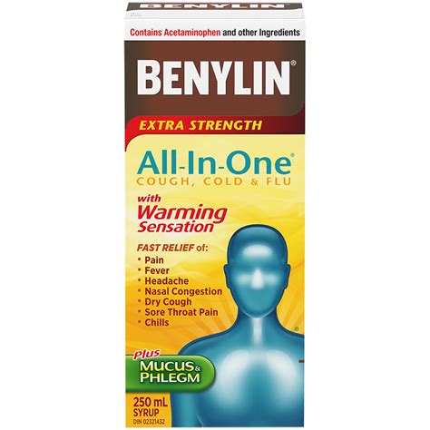 Benylin All In One Cold And Flu Extra Strength 250ml London Drugs