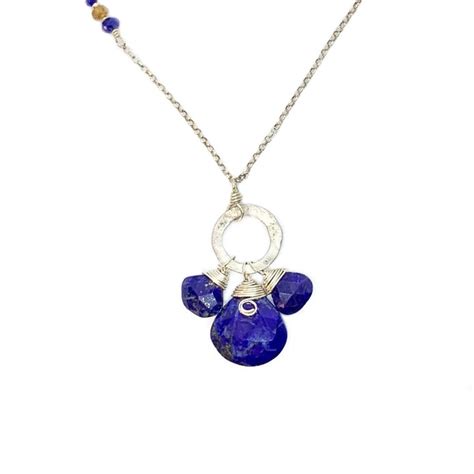 Buy Lapis Lazuli And Sterling Silver Necklace Online Shari Both
