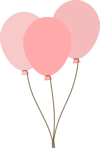 Pink Balloons Clip Art At Vector Clip Art Online Royalty