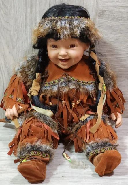 cathay collection porcelain doll native american limited edition 86 of 5000 20 99 95 picclick