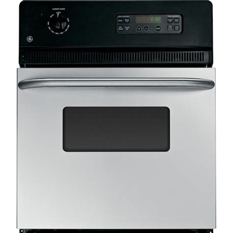 Ge 24 In Self Cleaning Smart Double Electric Wall Oven Stainless Steel