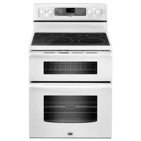 Maytag Gemini 30 In Smooth Surface 5 Element 42 Cu Ft25 Cu Ft Self