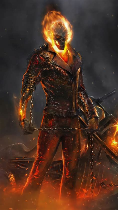 1080x1920 Ghost Rider Concept Art From Multiverse Of Madness Iphone 7