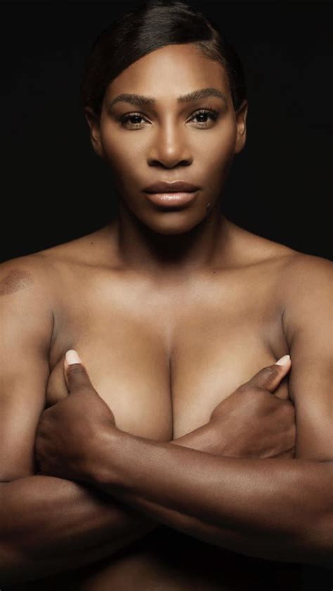 Serena Williams Sings I Touch Myself Topless For Breast