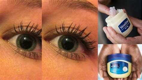 Grow Long Thick And Healthy Eyelashes With Vaseline In Just 7 Days Youtube