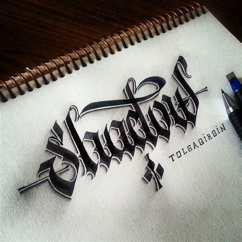 Some Shaded Lettering With Parallelpenandpencil Part 1 On Behance