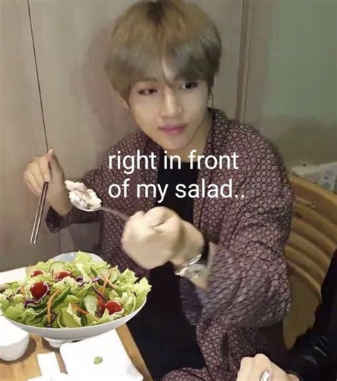 right in front of my salad meme telegraph