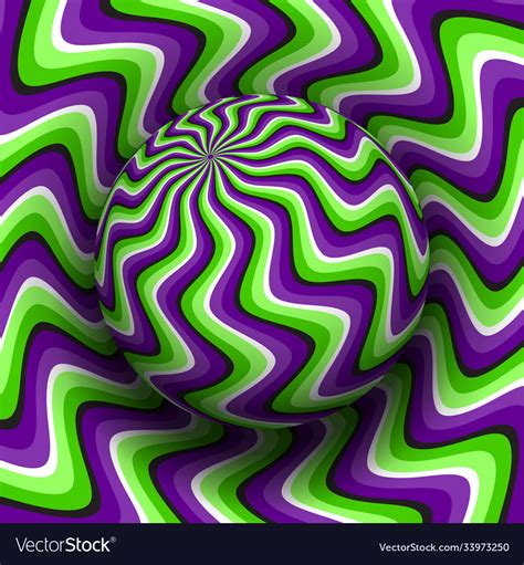Optical Illusion Hypnotic Of Royalty Free Vector Image