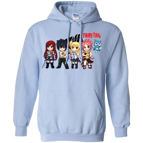 The Group Of Fairy Tail Anime Pullover Hoodie 8 Oz Old Unisex Adult