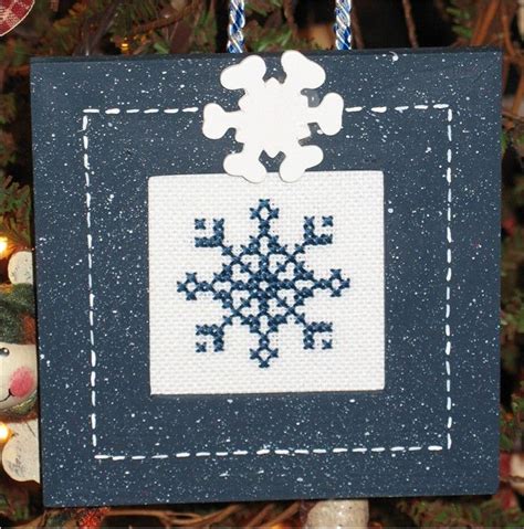 cherie marie leck itsy bitsy snowflakes snowflakes completed cross stitch punto de cruz